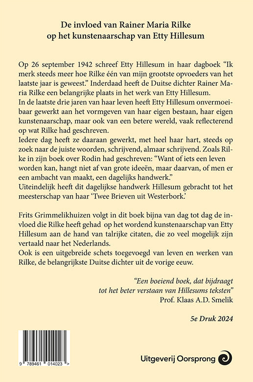 Etty Hillesum leest Rainer Maria Rilke – Frits Grimmelikhuizen